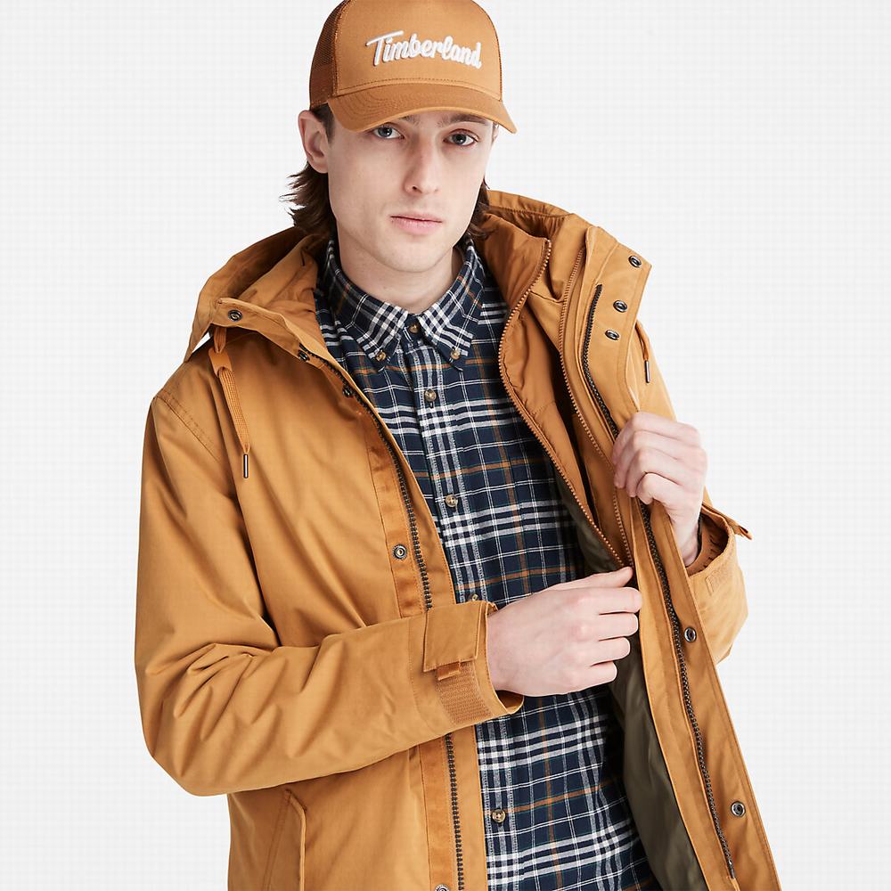 Timberland Snowdon Peak 3-in-1 DryVent™ Parka Ceketler Erkek Açık Kahverengi | TR-6804H