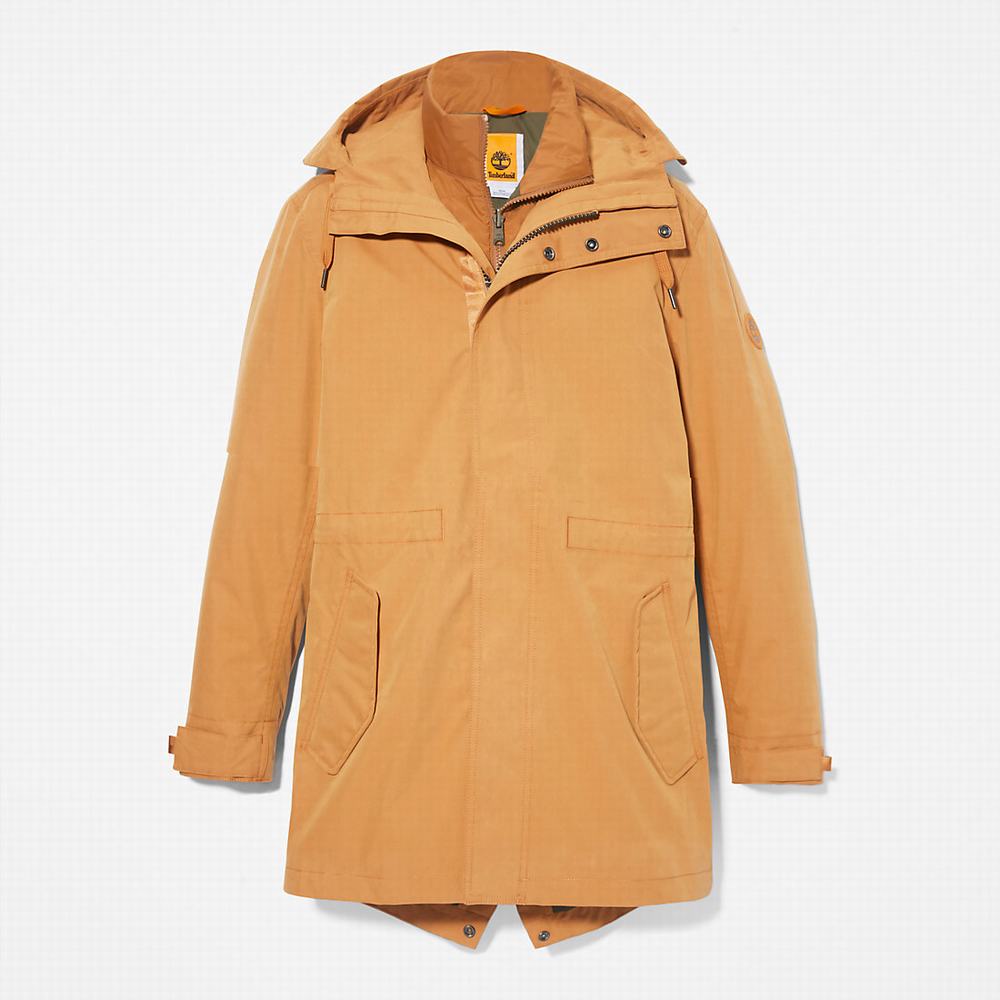 Timberland Snowdon Peak 3-in-1 DryVent™ Parka Ceketler Erkek Açık Kahverengi | TR-6804H