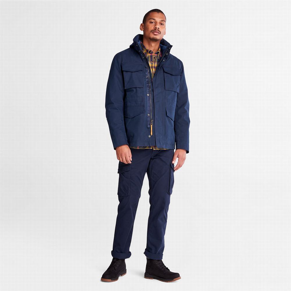 Timberland Snowdon Peak 3-in-1 M65 Ceket Erkek Lacivert | TR-2867N