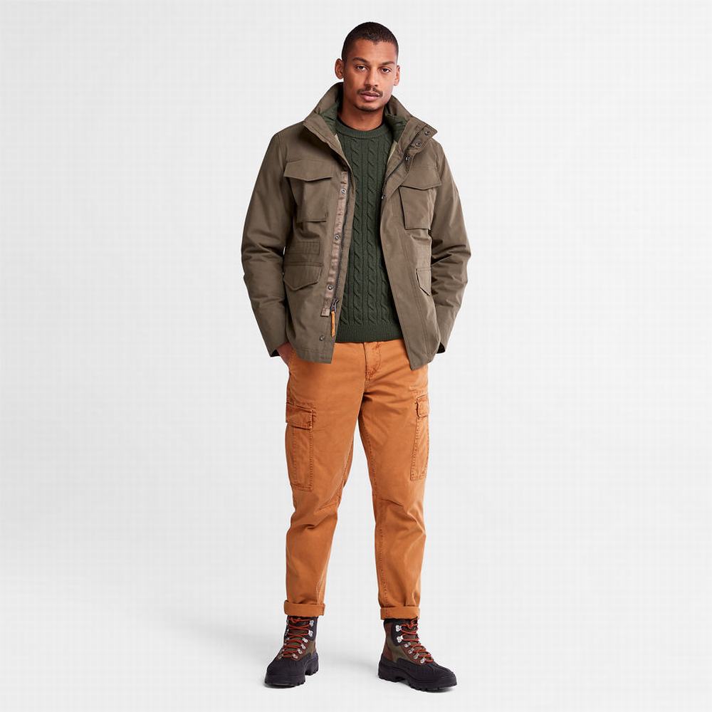 Timberland Snowdon Peak 3-in-1 M65 Ceket Erkek Koyu Yeşil | TR-6519B
