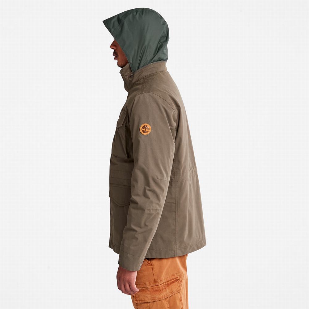 Timberland Snowdon Peak 3-in-1 M65 Ceket Erkek Koyu Yeşil | TR-6519B
