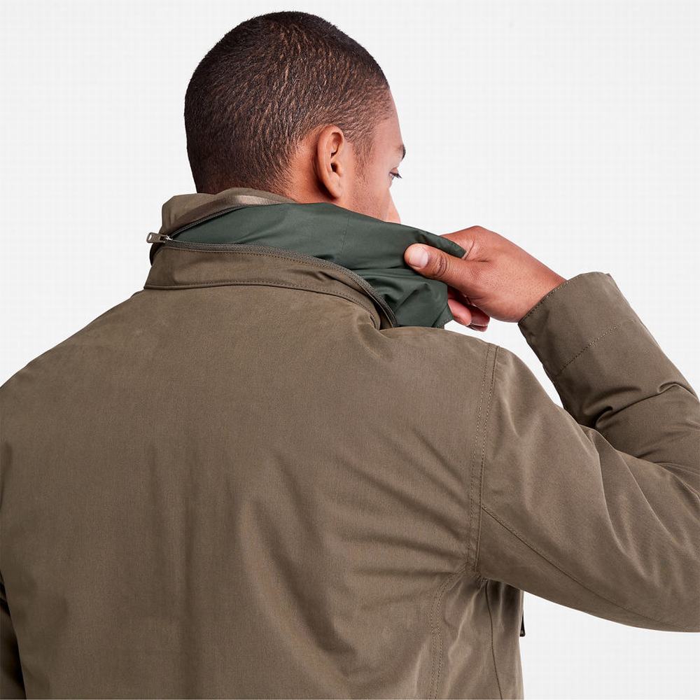 Timberland Snowdon Peak 3-in-1 M65 Ceket Erkek Koyu Yeşil | TR-6519B