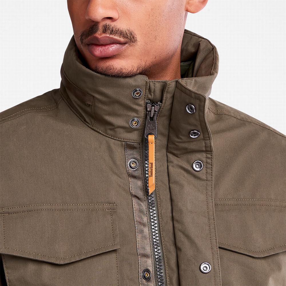 Timberland Snowdon Peak 3-in-1 M65 Ceket Erkek Koyu Yeşil | TR-6519B