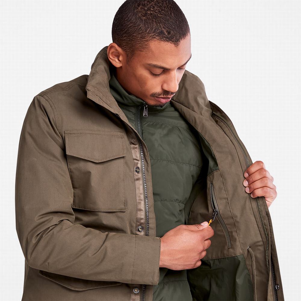 Timberland Snowdon Peak 3-in-1 M65 Ceket Erkek Koyu Yeşil | TR-6519B