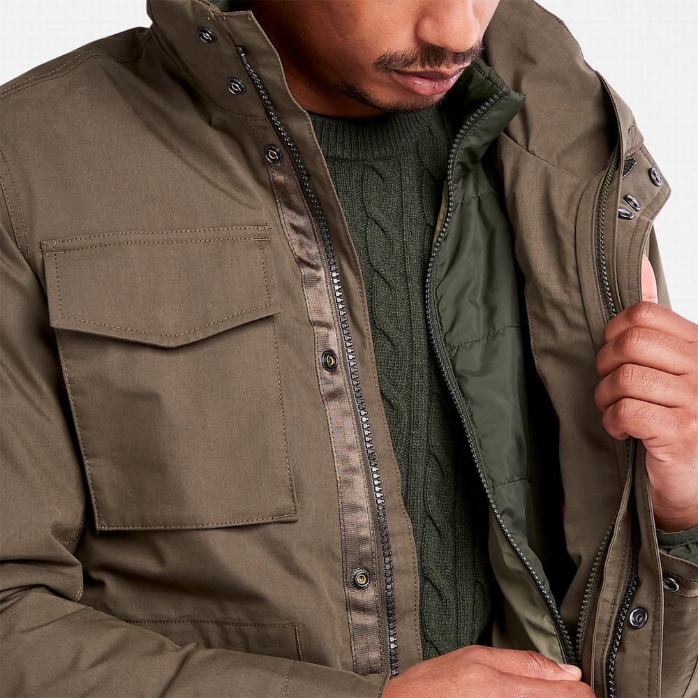 Timberland Snowdon Peak 3-in-1 M65 Ceket Erkek Koyu Yeşil | TR-6519B