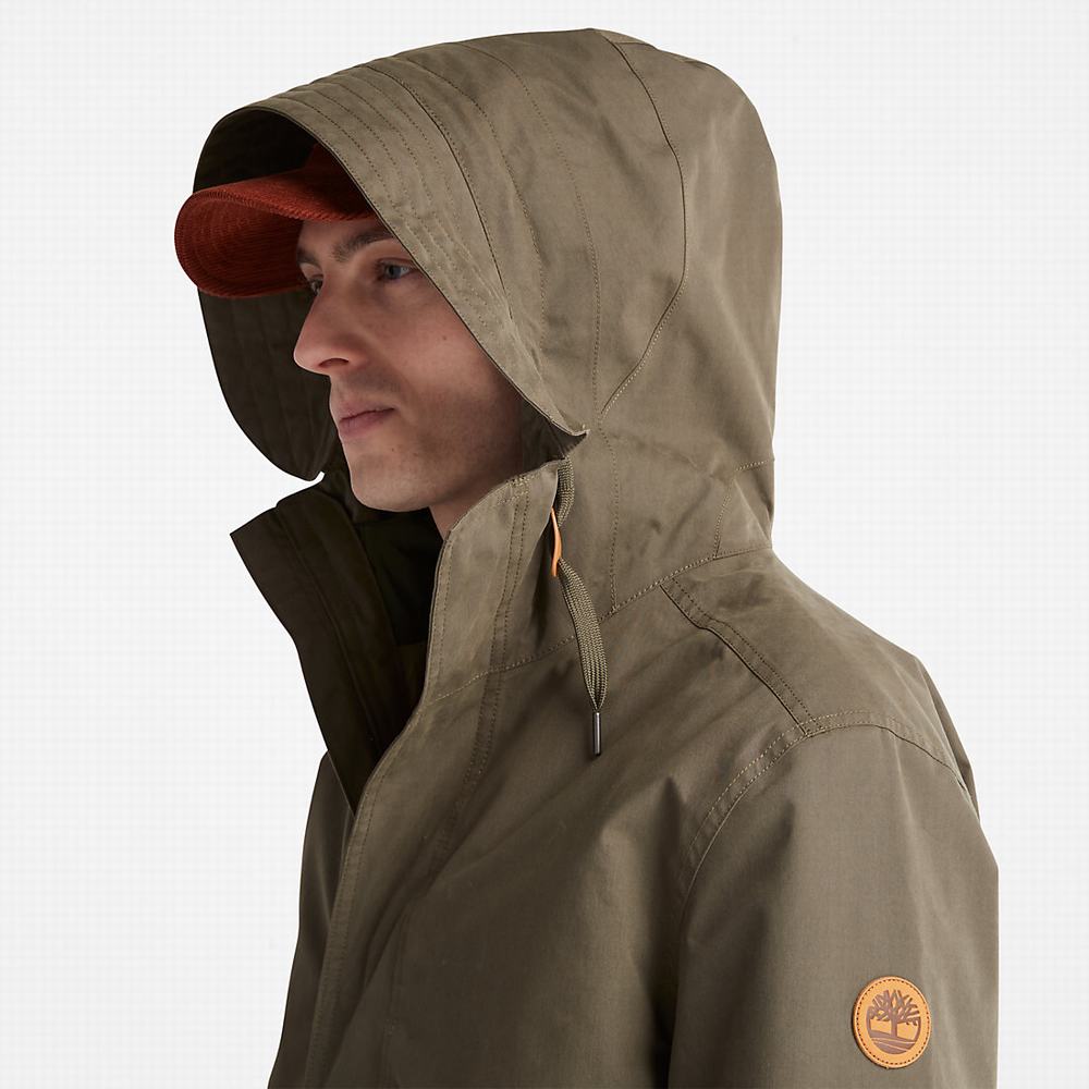 Timberland Snowdon Peak 3-in-1 Waterproof Parka Ceketler Erkek Yeşil | TR-3549G