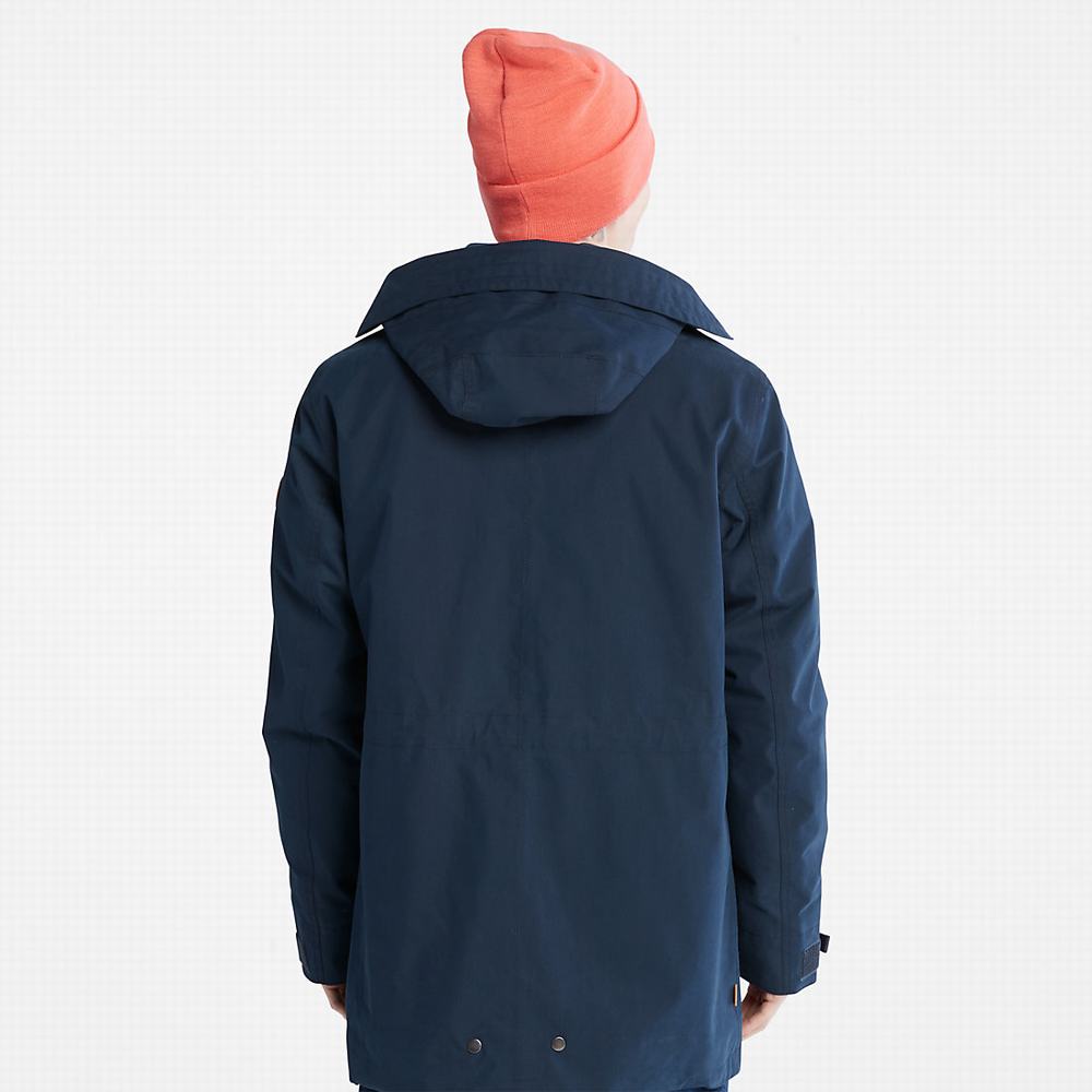 Timberland Snowdon Peak 3-in-1 Waterproof Parka Ceketler Erkek Lacivert | TR-9765F
