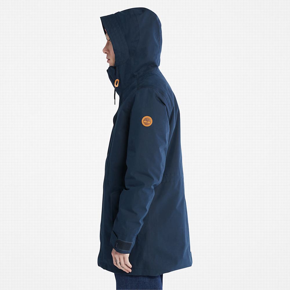 Timberland Snowdon Peak 3-in-1 Waterproof Parka Ceketler Erkek Lacivert | TR-9765F