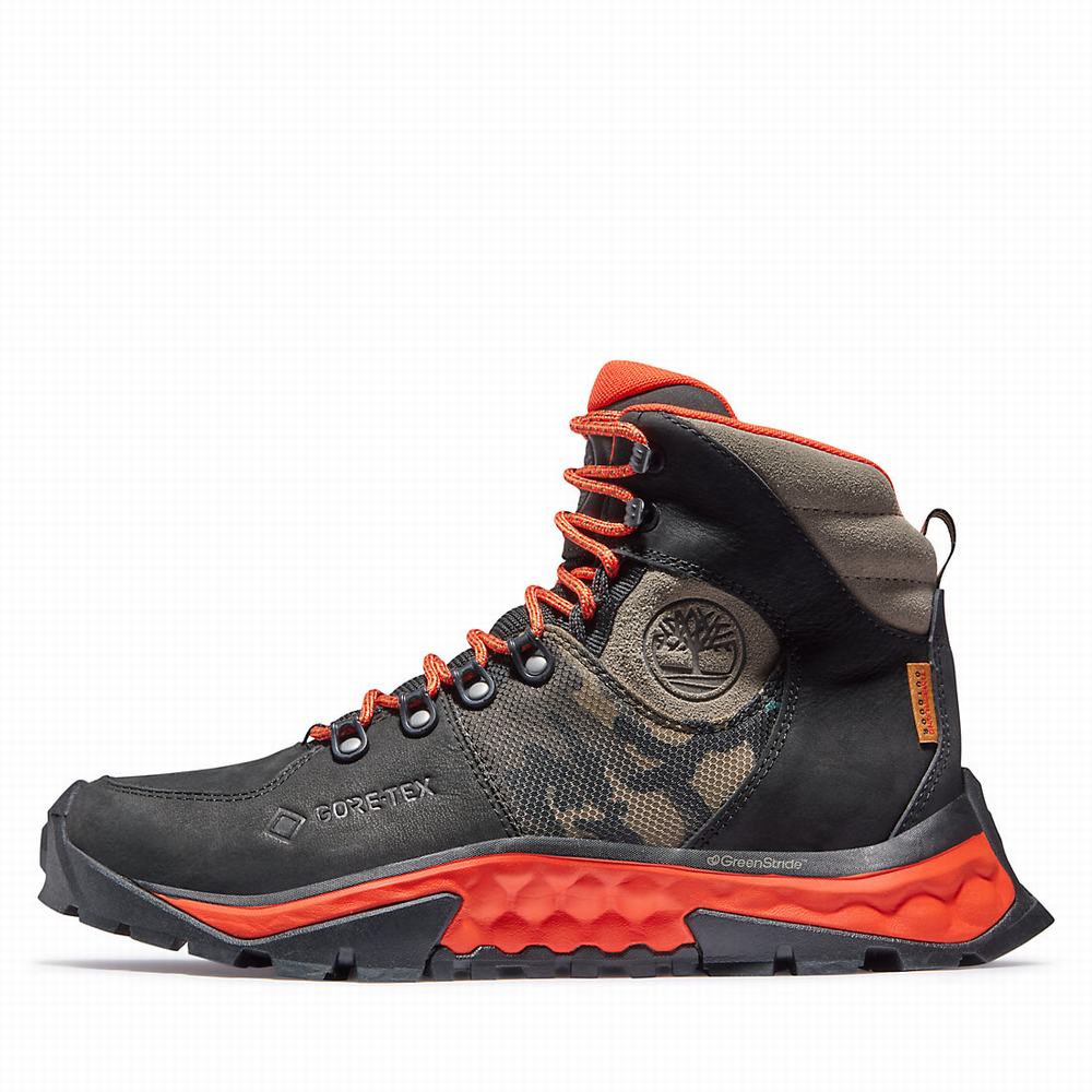 Timberland Solar Ridge Gore-Tex® GreenStride™ Yürüyüş Botu Erkek Siyah | TR-0475H