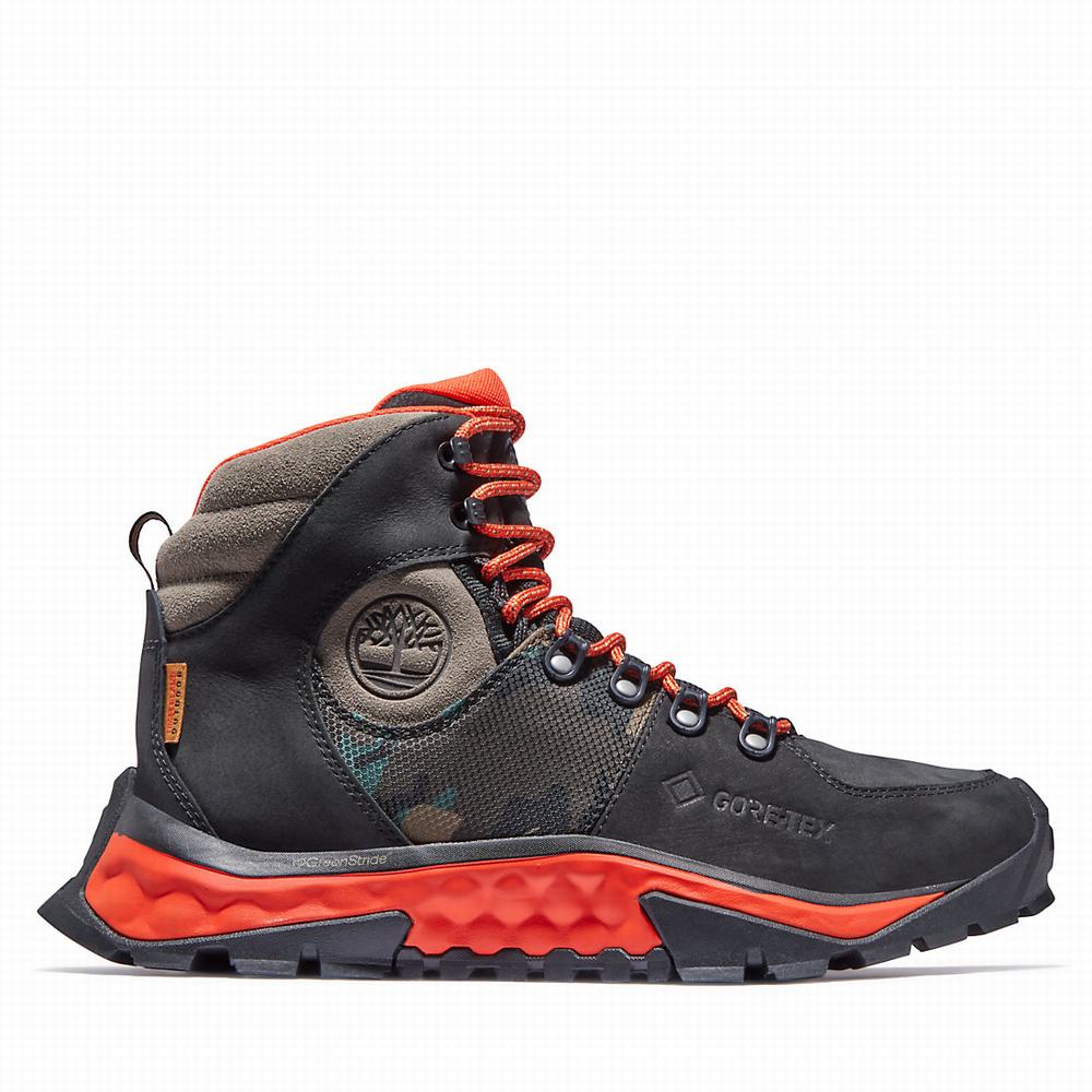 Timberland Solar Ridge Gore-Tex® GreenStride™ Yürüyüş Botu Erkek Siyah | TR-0475H