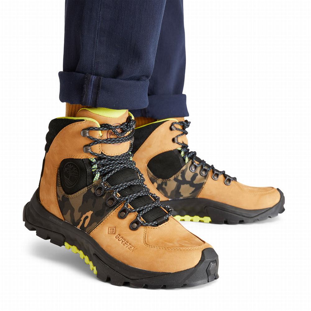 Timberland Solar Ridge Gore-Tex® GreenStride™ Yürüyüş Botu Erkek Sarı | TR-8963J