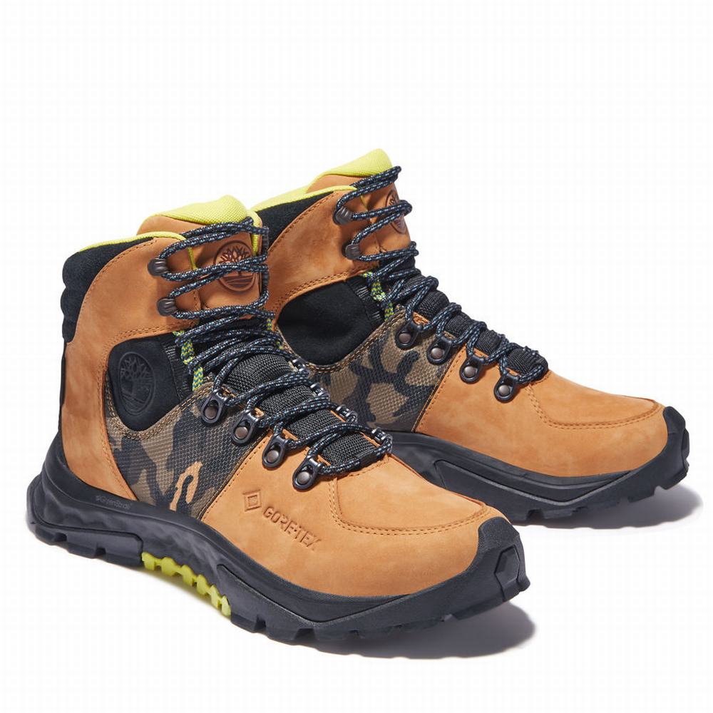 Timberland Solar Ridge Gore-Tex® GreenStride™ Yürüyüş Botu Erkek Sarı | TR-8963J