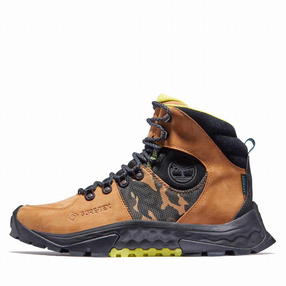 Timberland Solar Ridge Gore-Tex® GreenStride™ Yürüyüş Botu Erkek Sarı | TR-8963J