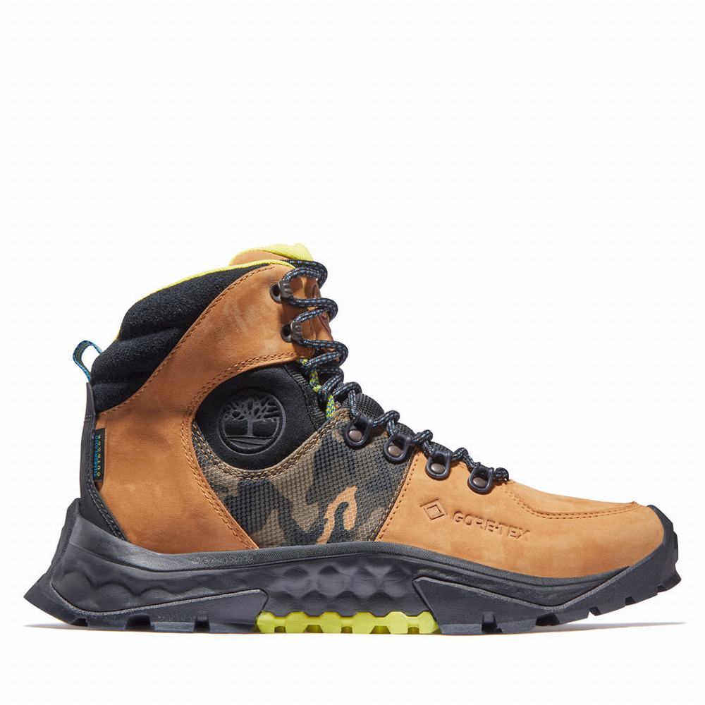 Timberland Solar Ridge Gore-Tex® GreenStride™ Yürüyüş Botu Erkek Sarı | TR-8963J