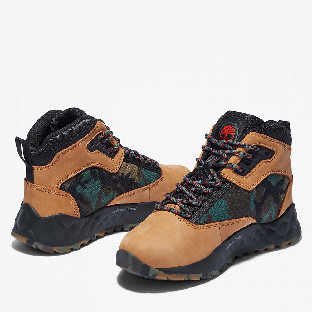 Timberland Solar Wave GreenStride™ Hiker Yürüyüş Botu Çocuk Sarı | TR-0963Y