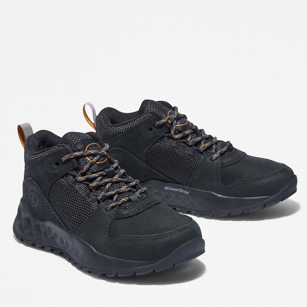 Timberland Solar Wave GreenStride™ Spor Ayakkabı Çocuk Siyah | TR-0512Y