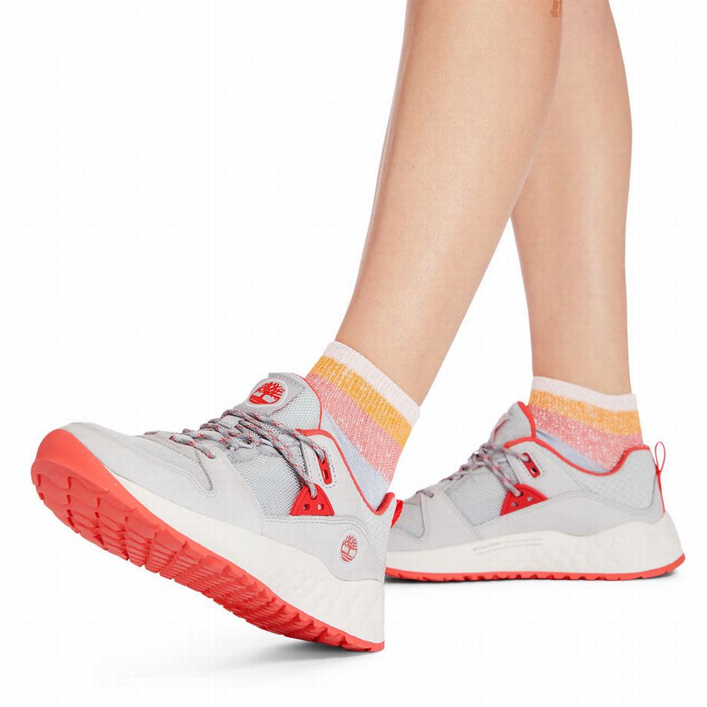 Timberland Solar Wave Hiker Yürüyüş Ayakkabısı Kadın Açık Gri | TR-1736W