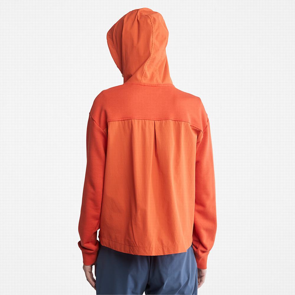Timberland Solid-colour Kapüşonlu Sweatshirt Kadın Turuncu | TR-0965H