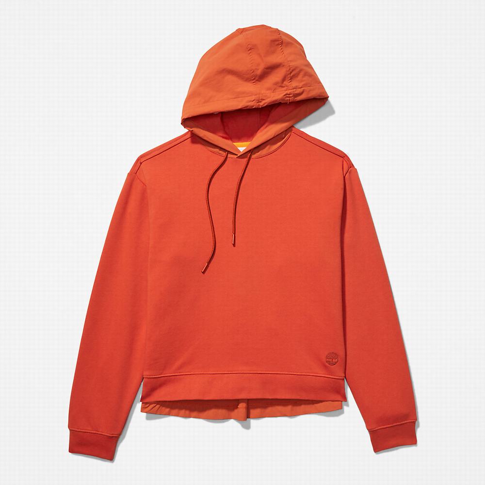 Timberland Solid-colour Kapüşonlu Sweatshirt Kadın Turuncu | TR-0965H
