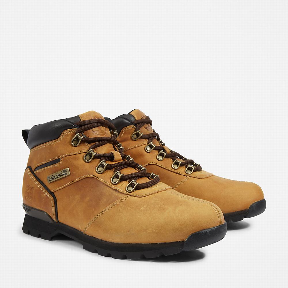 Timberland Splitrock Nubuck Mid Hiker Yürüyüş Botu Erkek Sarı | TR-0852W