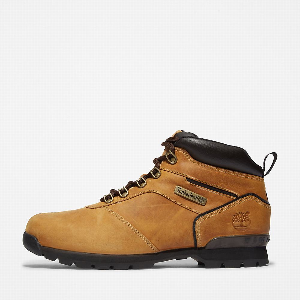 Timberland Splitrock Nubuck Mid Hiker Yürüyüş Botu Erkek Sarı | TR-0852W