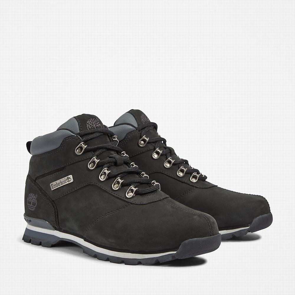 Timberland Splitrock Nubuck Mid Hiker Yürüyüş Botu Erkek Siyah | TR-7190Q
