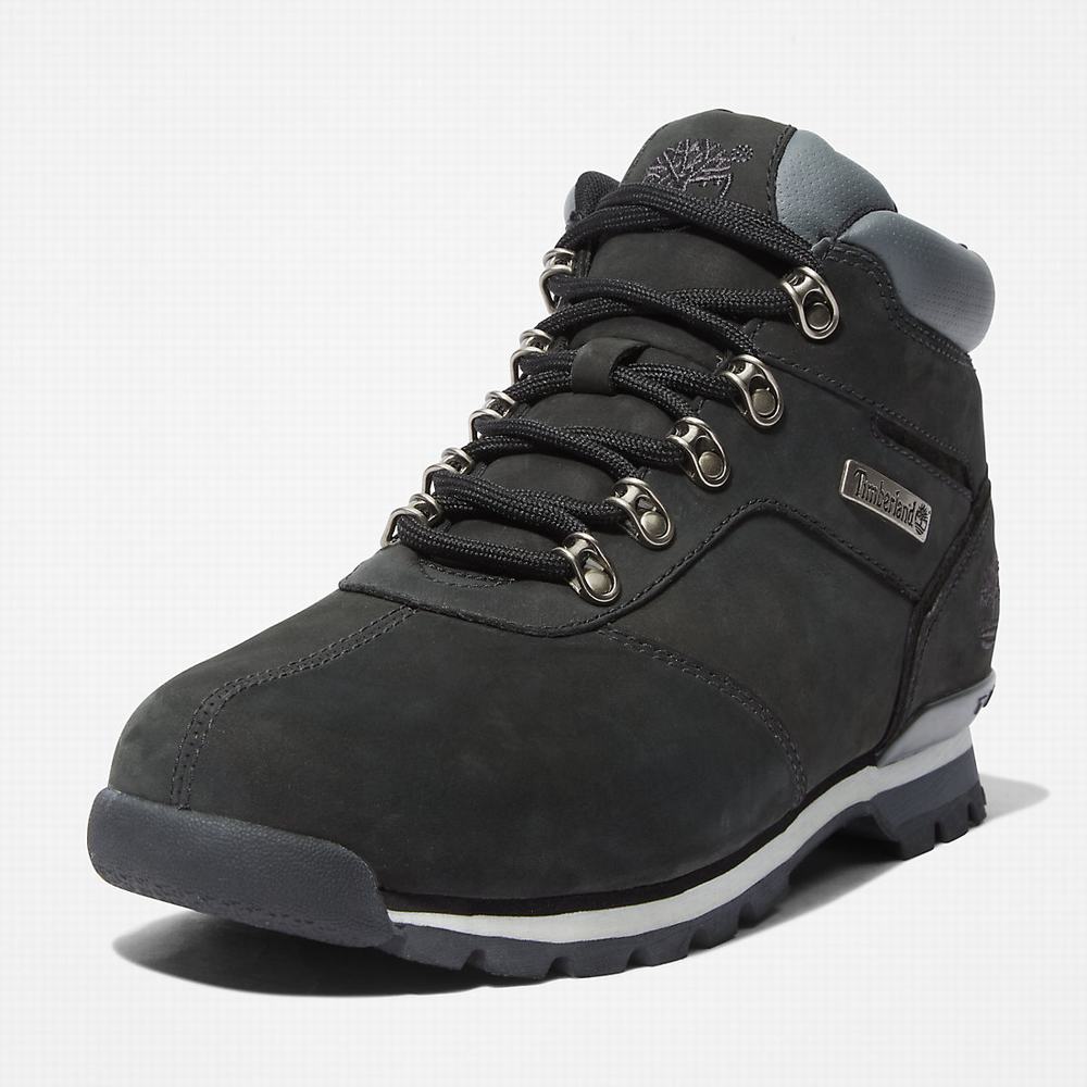 Timberland Splitrock Nubuck Mid Hiker Yürüyüş Botu Erkek Siyah | TR-7190Q