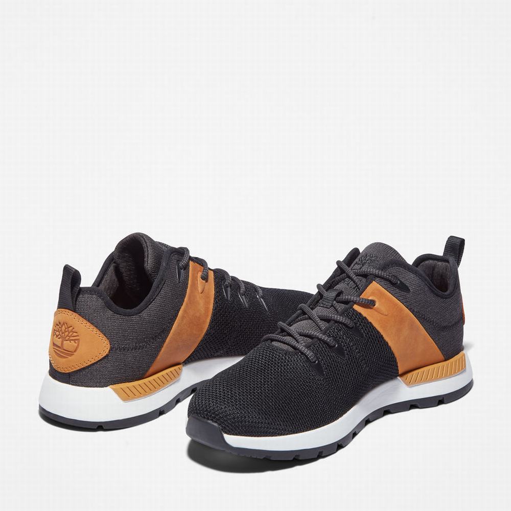 Timberland Sprint Trekker Fabric Low Hiker Spor Ayakkabı Erkek Siyah | TR-3695H