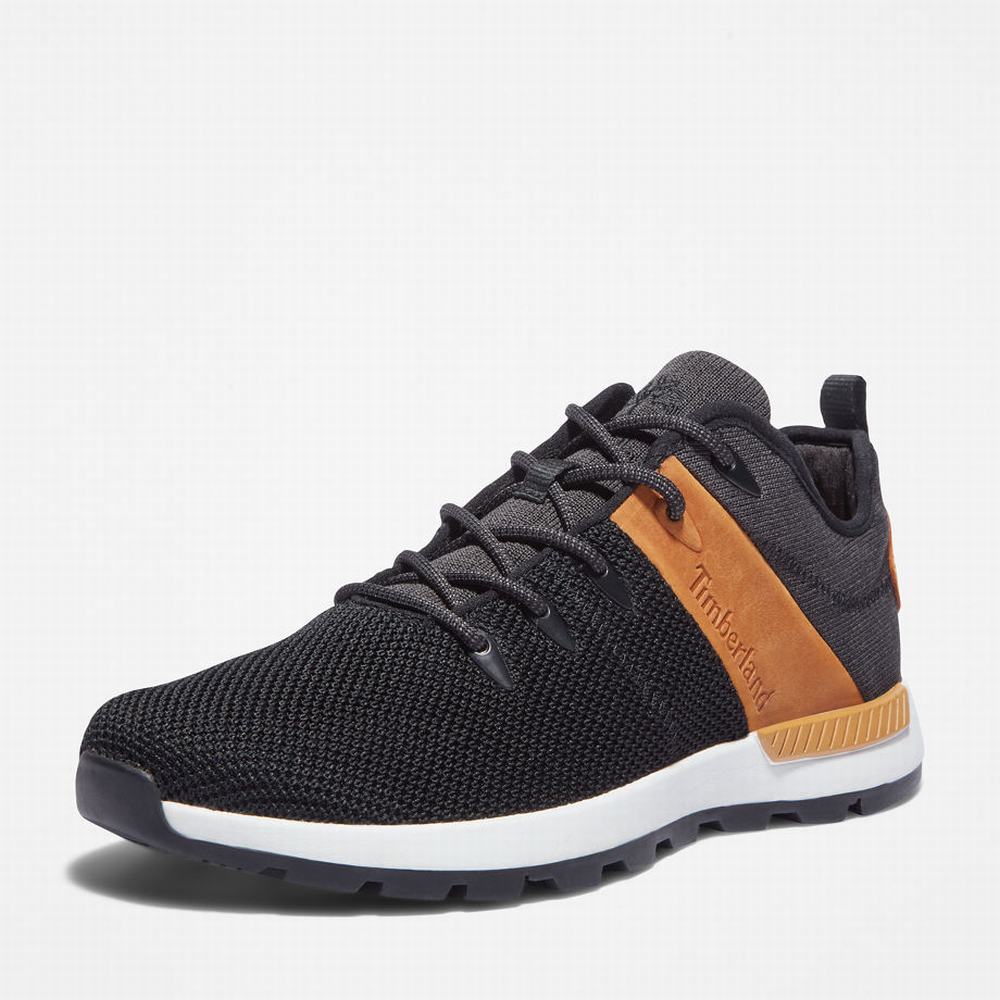 Timberland Sprint Trekker Fabric Low Hiker Spor Ayakkabı Erkek Siyah | TR-3695H