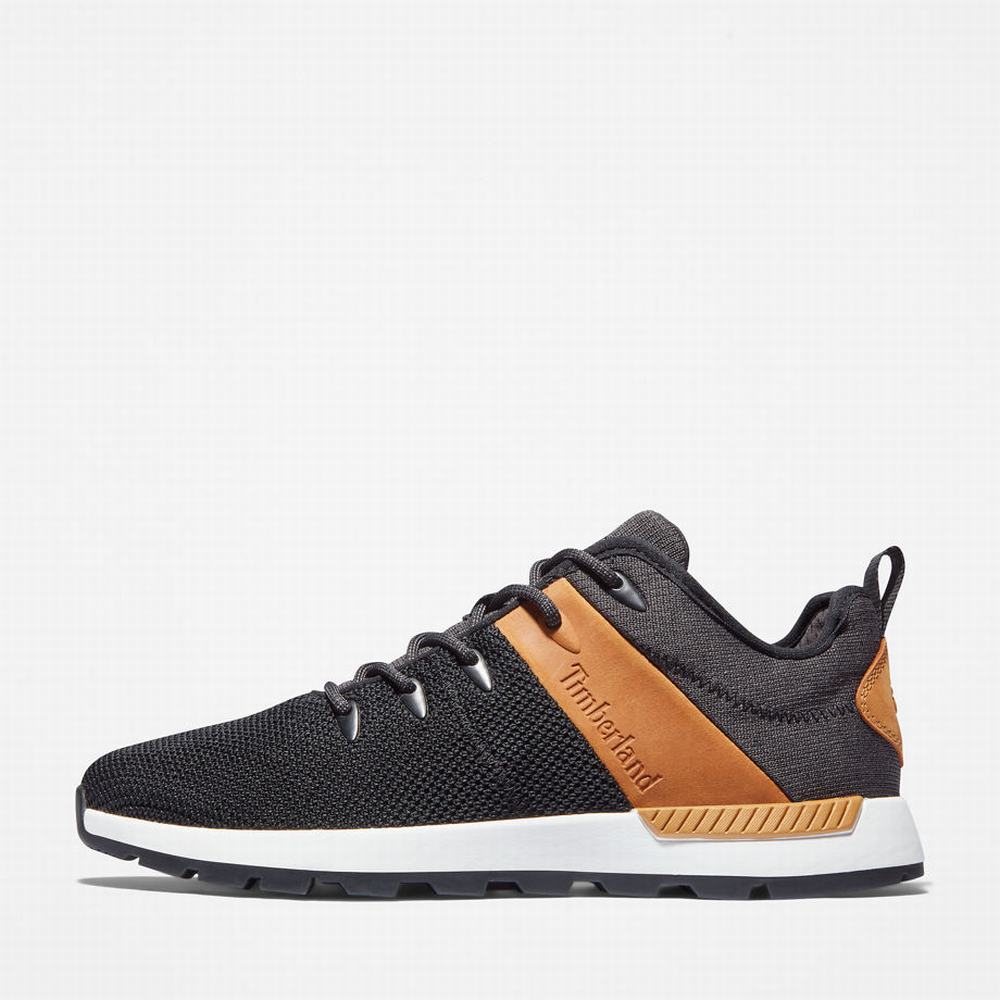Timberland Sprint Trekker Fabric Low Hiker Spor Ayakkabı Erkek Siyah | TR-3695H