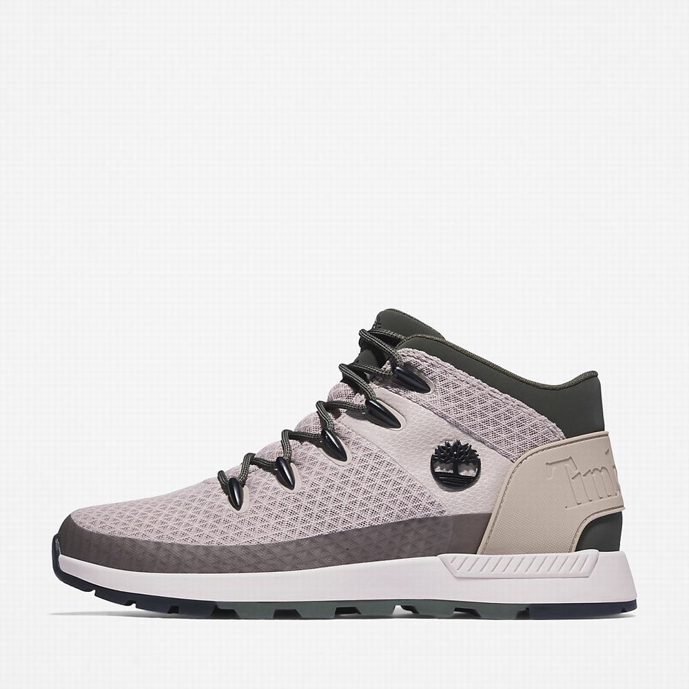 Timberland Sprint Trekker Mid Hiker Spor Ayakkabı Erkek Bej Rengi | TR-6892J
