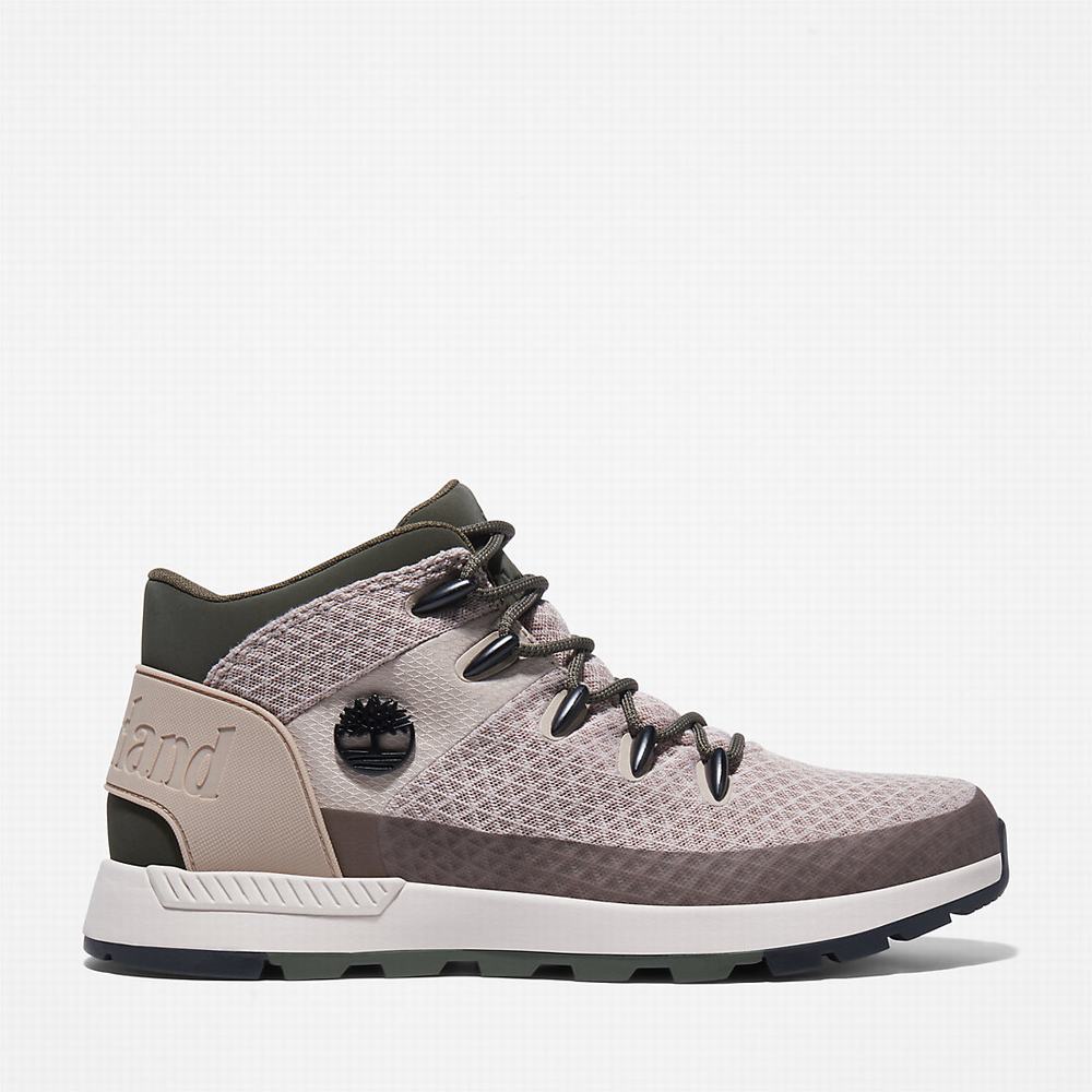 Timberland Sprint Trekker Mid Hiker Spor Ayakkabı Erkek Bej Rengi | TR-6892J