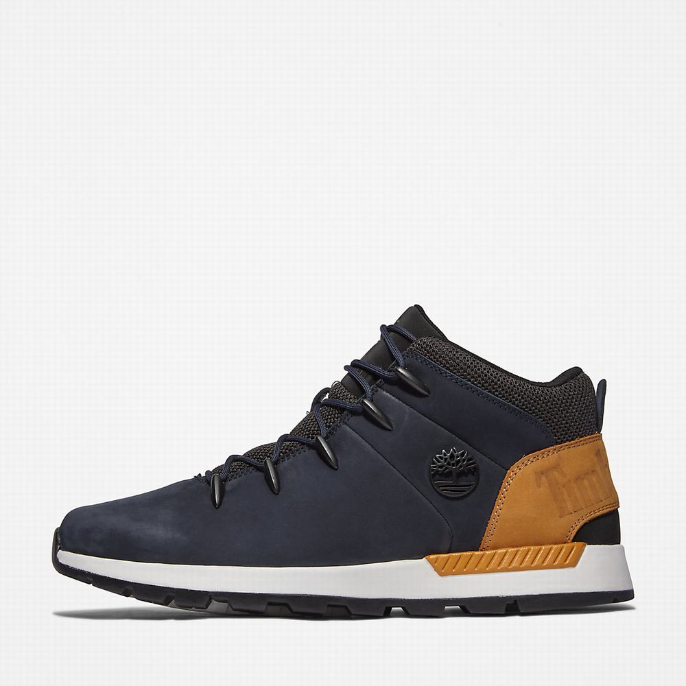 Timberland Sprint Trekker Mid Yürüyüş Botu Erkek Lacivert | TR-0347E