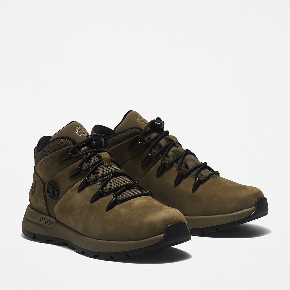 Timberland Sprint Trekker Mid Yürüyüş Botu Çocuk Yeşil | TR-0491M