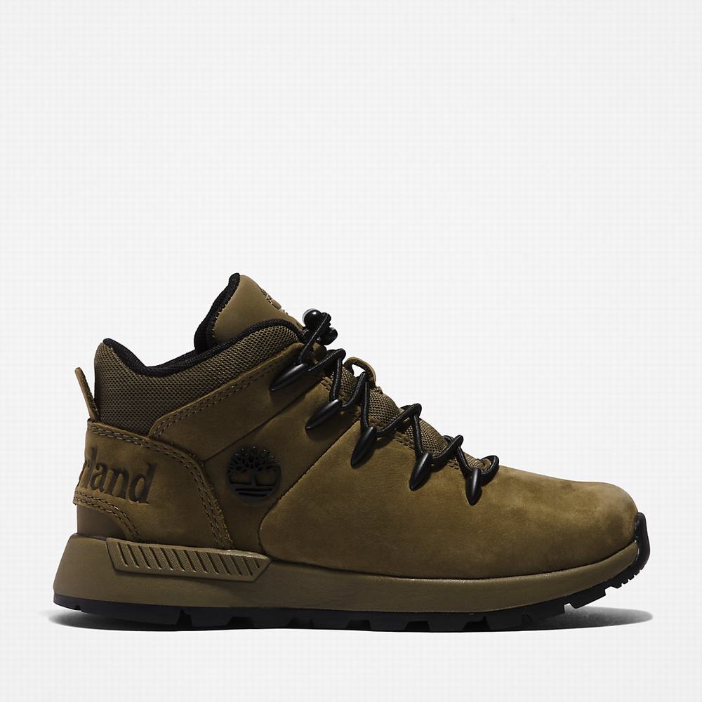 Timberland Sprint Trekker Mid Yürüyüş Botu Çocuk Yeşil | TR-0491M
