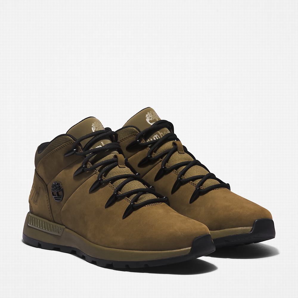 Timberland Sprint Trekker Mid Yürüyüş Botu Erkek Yeşil | TR-1364B