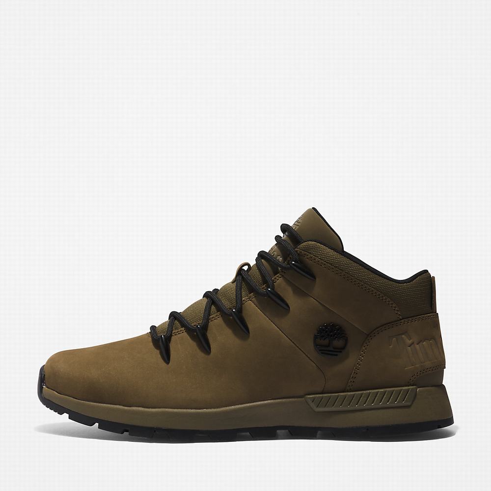 Timberland Sprint Trekker Mid Yürüyüş Botu Erkek Yeşil | TR-1364B