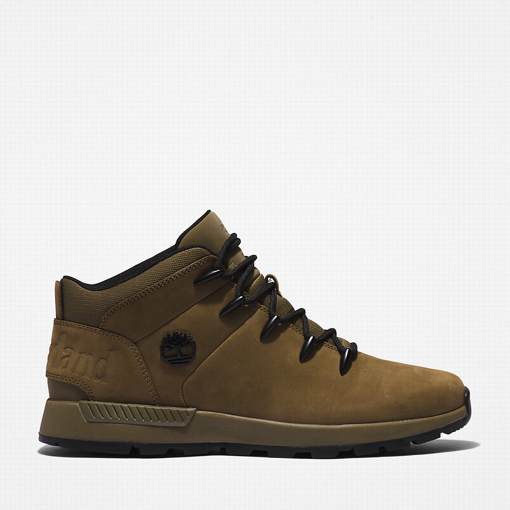 Timberland Sprint Trekker Mid Yürüyüş Botu Erkek Yeşil | TR-1364B