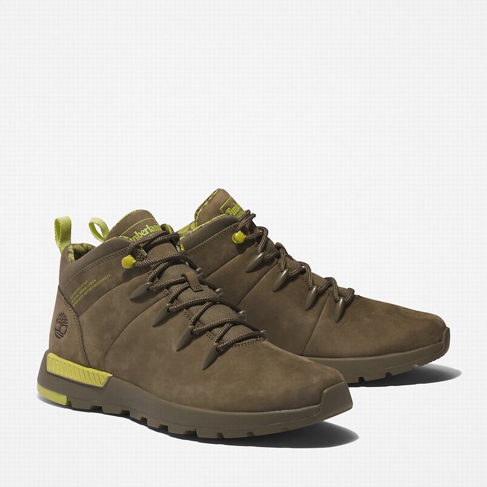 Timberland Sprint Trekker Mid Yürüyüş Botu Erkek Yeşil | TR-1502N