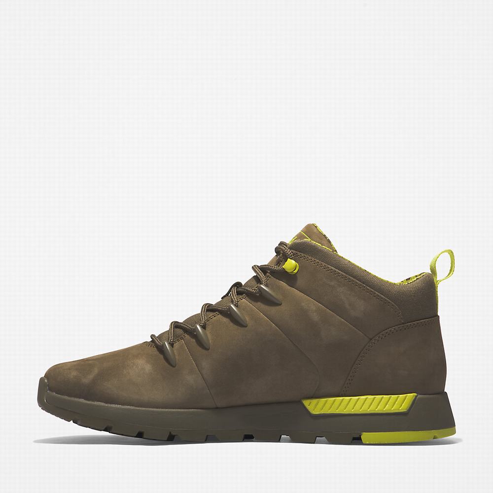 Timberland Sprint Trekker Mid Yürüyüş Botu Erkek Yeşil | TR-1502N
