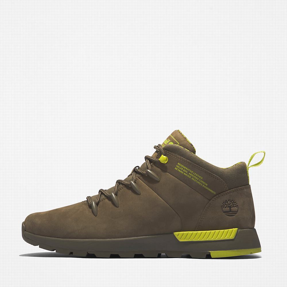 Timberland Sprint Trekker Mid Yürüyüş Botu Erkek Yeşil | TR-1502N