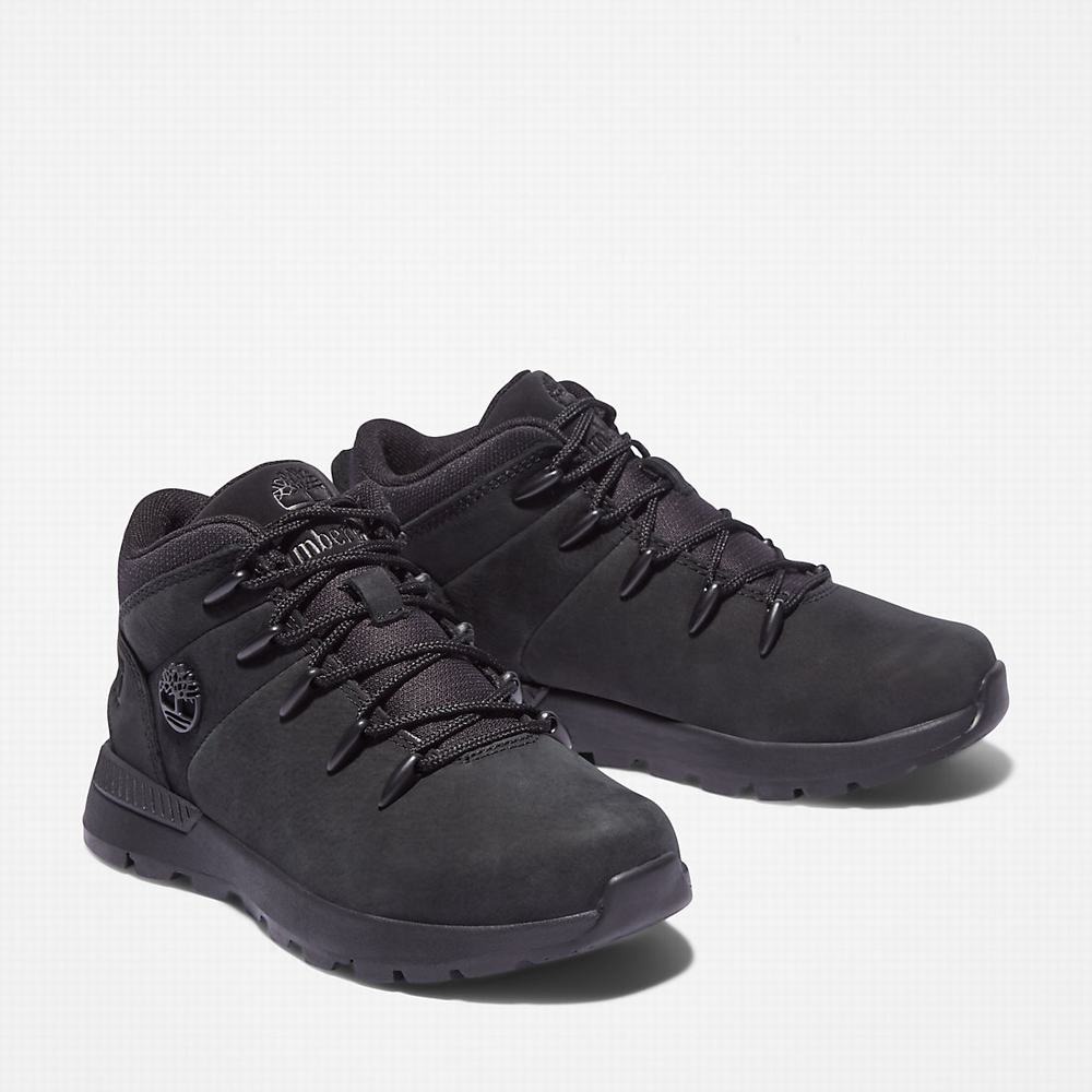 Timberland Sprint Trekker Mid Yürüyüş Botu Çocuk Siyah | TR-3629B