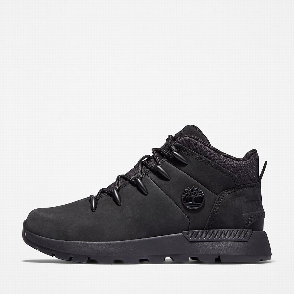 Timberland Sprint Trekker Mid Yürüyüş Botu Çocuk Siyah | TR-3629B