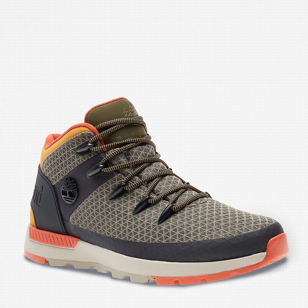 Timberland Sprint Trekker Mid Yürüyüş Botu Erkek Yeşil | TR-4176X