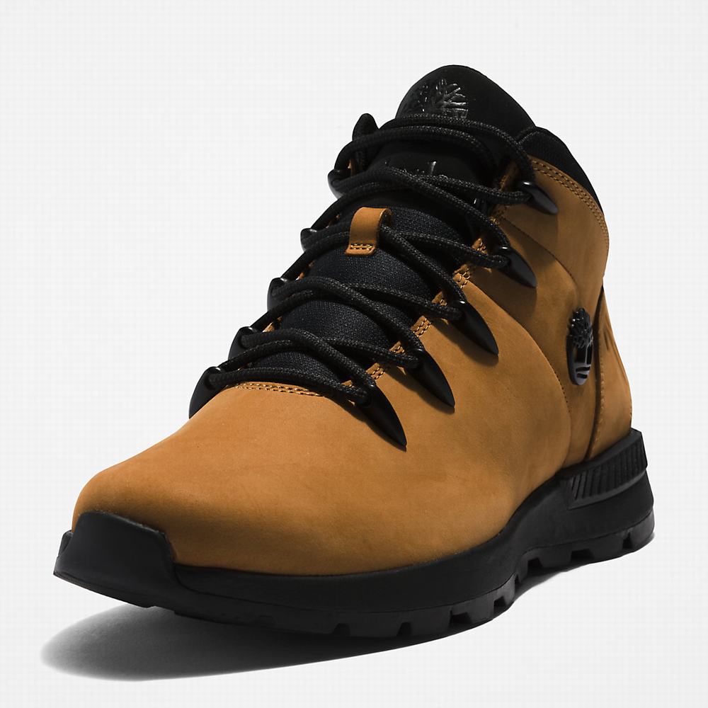 Timberland Sprint Trekker Mid Yürüyüş Botu Erkek Sarı Siyah | TR-4815T