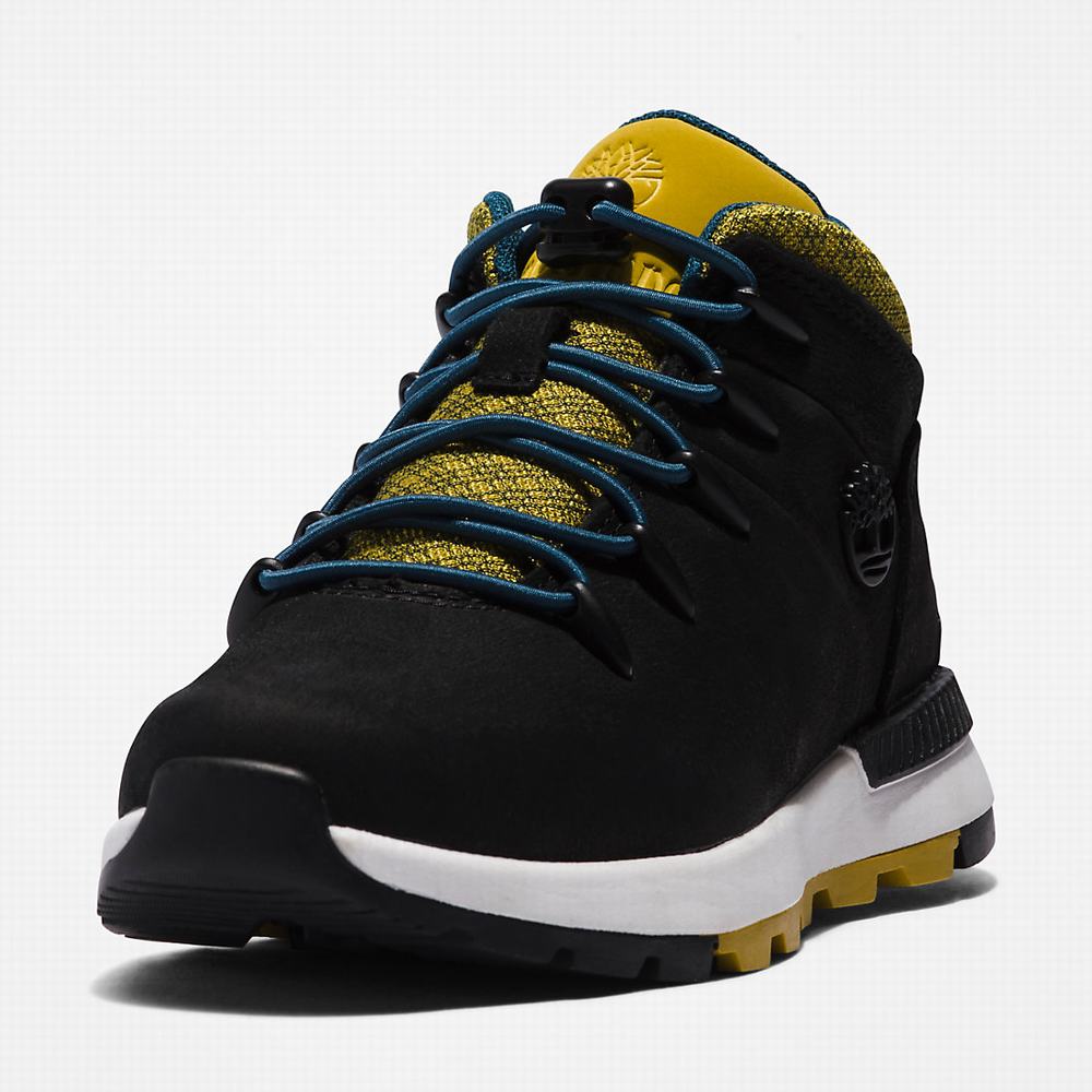 Timberland Sprint Trekker Mid Yürüyüş Botu Çocuk Siyah | TR-6537N