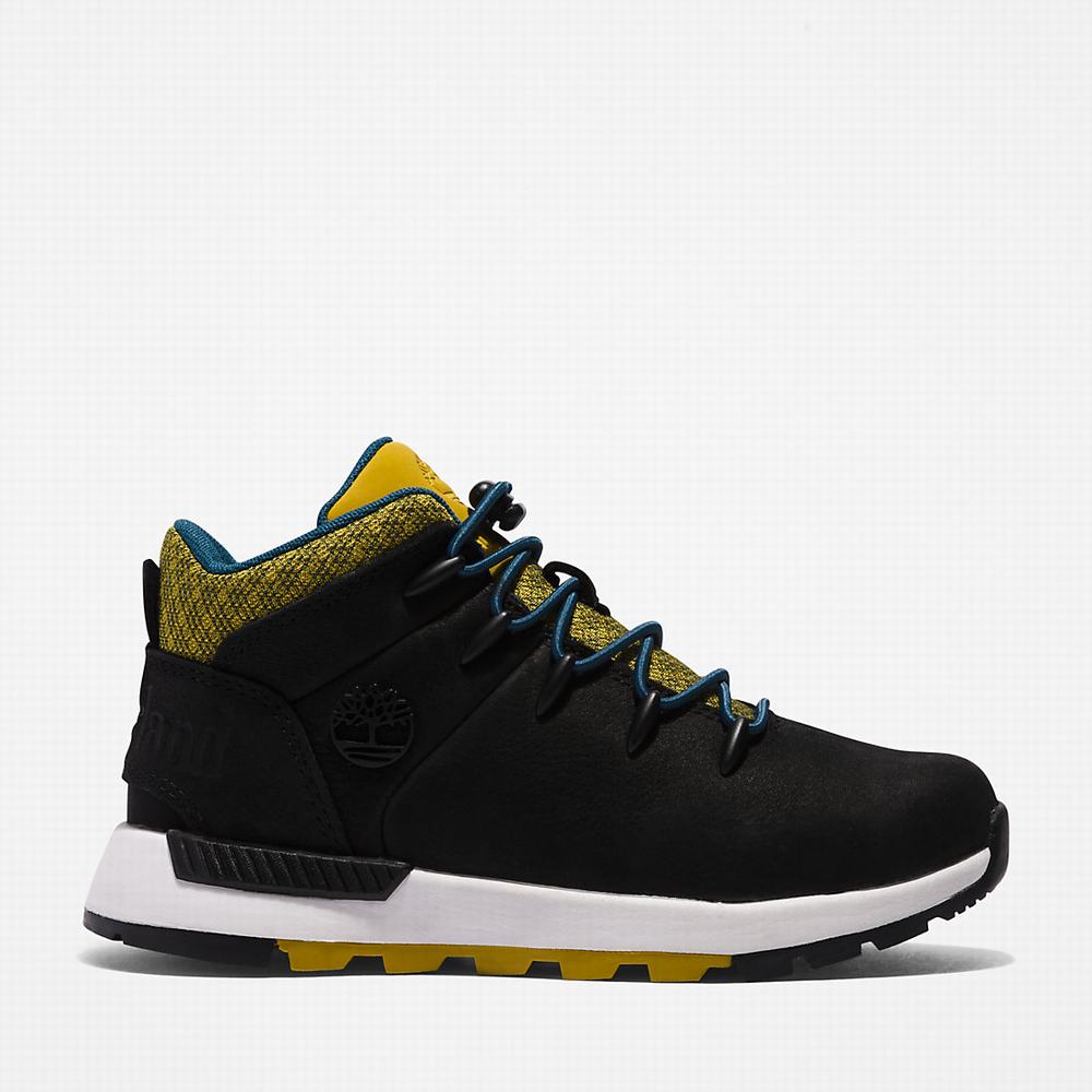 Timberland Sprint Trekker Mid Yürüyüş Botu Çocuk Siyah | TR-6537N
