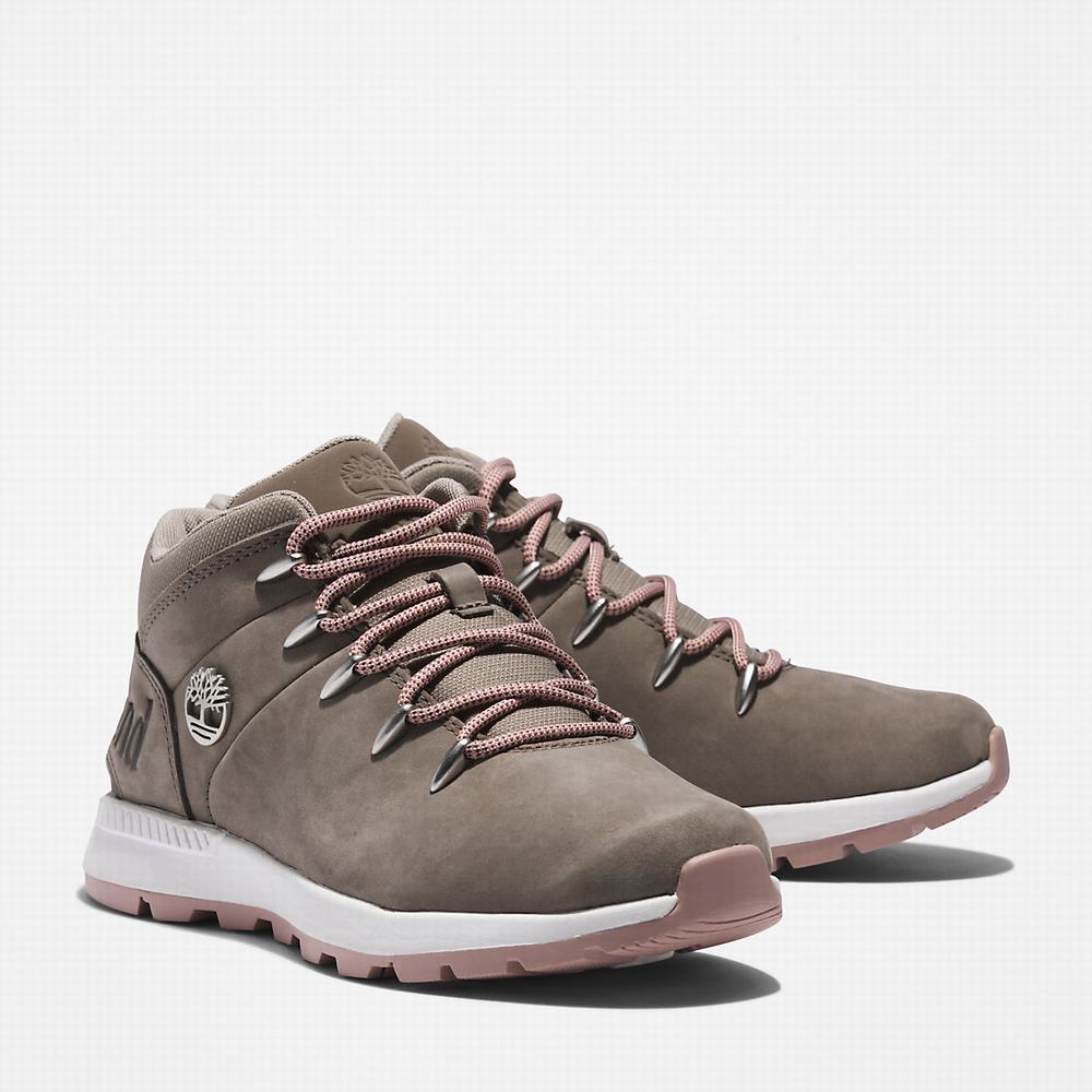 Timberland Sprint Trekker Mid Yürüyüş Botu Kadın Gri | TR-6708J