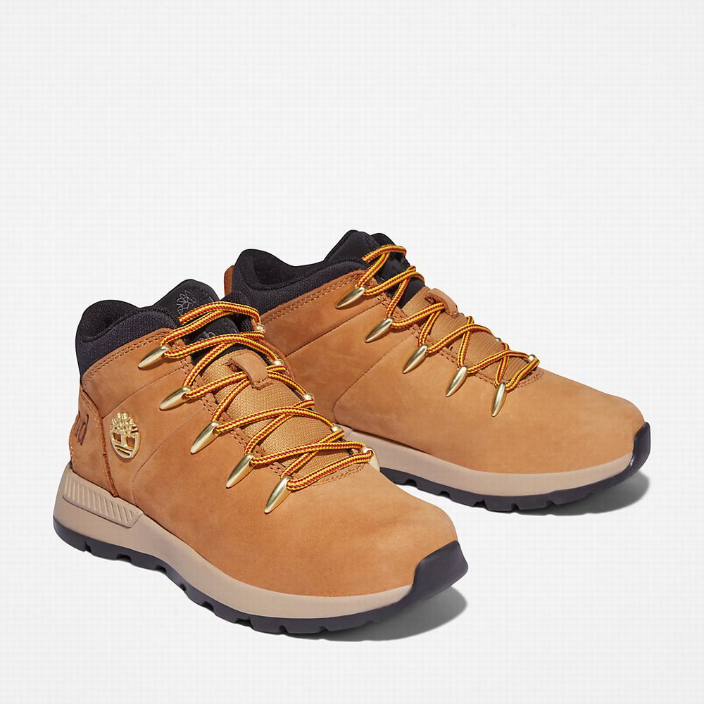 Timberland Sprint Trekker Mid Yürüyüş Botu Çocuk Sarı | TR-6713V