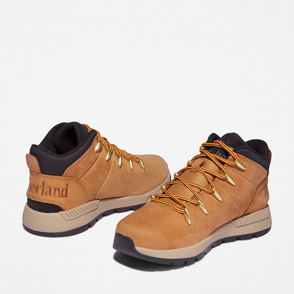 Timberland Sprint Trekker Mid Yürüyüş Botu Çocuk Sarı | TR-6713V